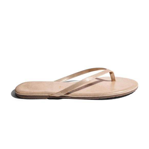 NEW TKEES women's glitters flip flops in pink pearl - Picture 3 of 3